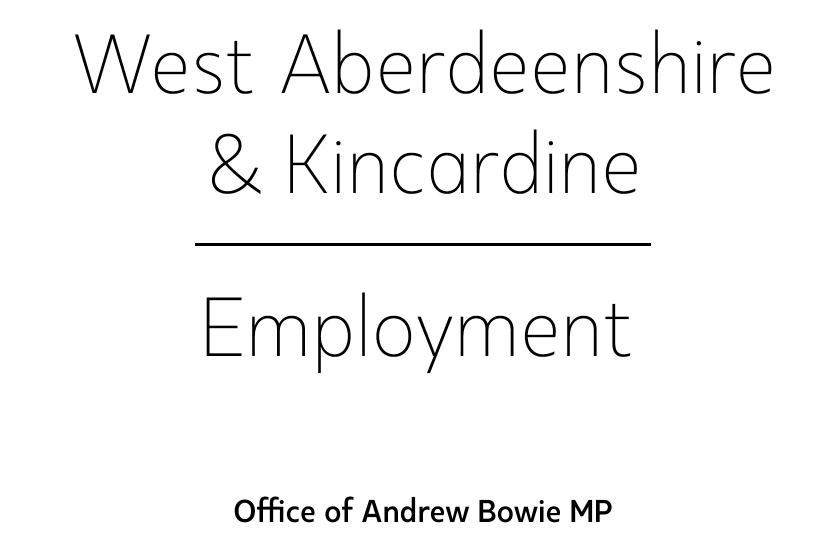 Unemployment in West Aberdeenshire and Kincardine