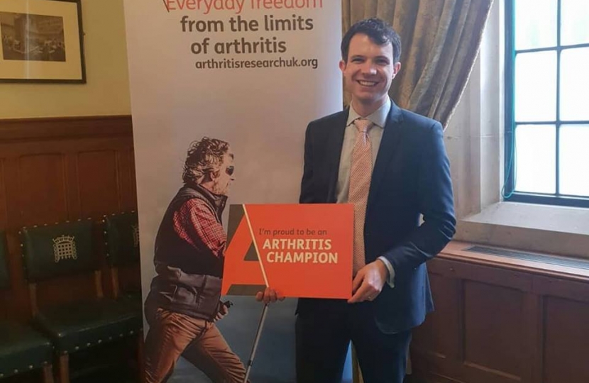 Andrew Hosts Arthritis Research UK for Parliamentary Reception 