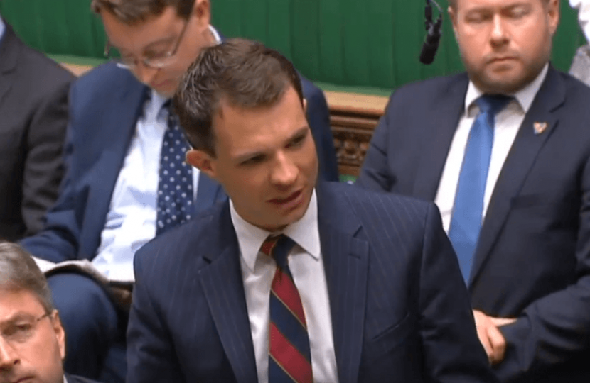 Andrew's question at Treasury Questions