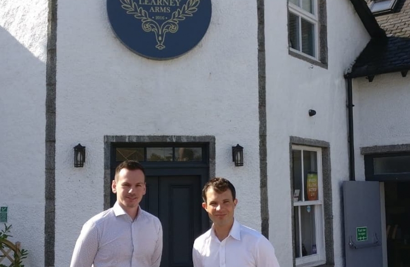 Andrew Pledges Support for Local Pub