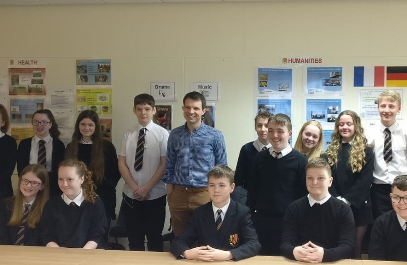 Andrew visits Mackie Academy