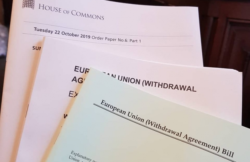 EU Withdrawal Agreement Voted Through