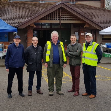 Andrew Visits Westhill Market 