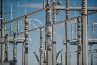 Stock image of a substation